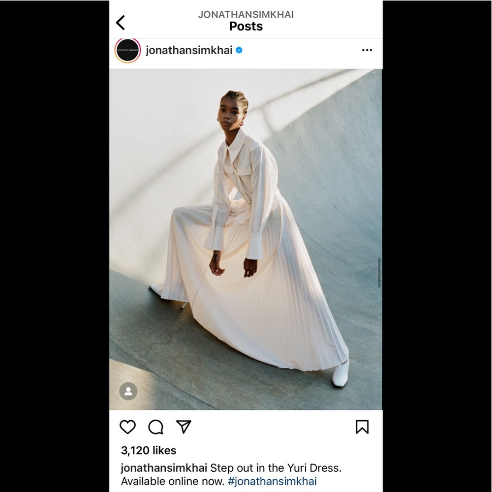 2021 summer Jonathan Simkhai yuri Dress